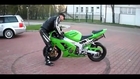 MOTORCYCLE STUNT DOES NOT GO TO PLAN,
