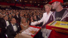 Ellen Throws An Oscars Pizza Party