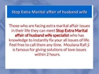 Stop Extra Marital affair of husband wife +91-9988959320