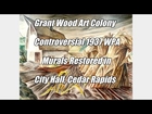 Mural Conservation Project WPA Public Art Restoration - Cedar Rapids, City Hall