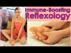 Reflexology for Allergies, Asthma, Stress! Immune Boosting DIY How to Self Foot Massage for Feet