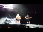 Justin Bieber Fall-Jaxon and Jazzy on stage.Cordoba Arg