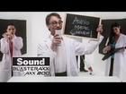 Professor Frank Acustos with his new invention - Sound BlasterAxx AXX 200