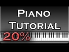 Daft Punk ft. Pharell Williams - Get Lucky (Simple) Piano Tutorial [20% speed] (Synthesia)