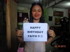 happy birthday faith atienza hizon!!