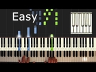 Silent Night - piano tutorial easy - how to play Silent Night