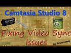 Tutorial - How to fix Video Audio Sync Problems in Camtasia Studio 8