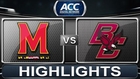 Maryland vs Boston College | 2013 ACC Basketball Highlights
