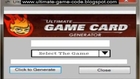 free ultimate game card codes 100% Working tested and daily updated